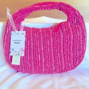 Made in India Viral TikTok Handcrafted Beaded Embellished Purse